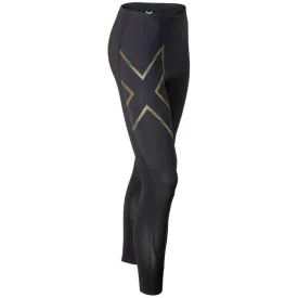 2XU Men's Elite Core Compression Tights - Black / Gold