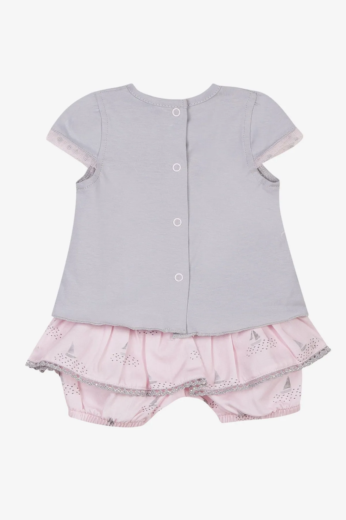 3pommes Rose Pale Baby Girls Set