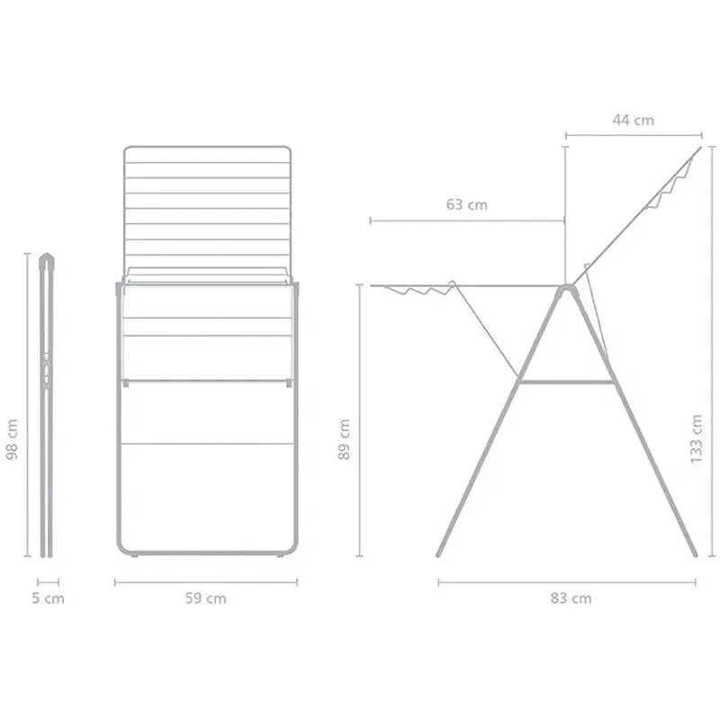 Brabantia Hangon Drying Rack Clothes Airer - 20 Meters