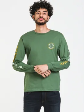 BRIXTON CREST LONG SLEEVE TEE - CLEARANCE