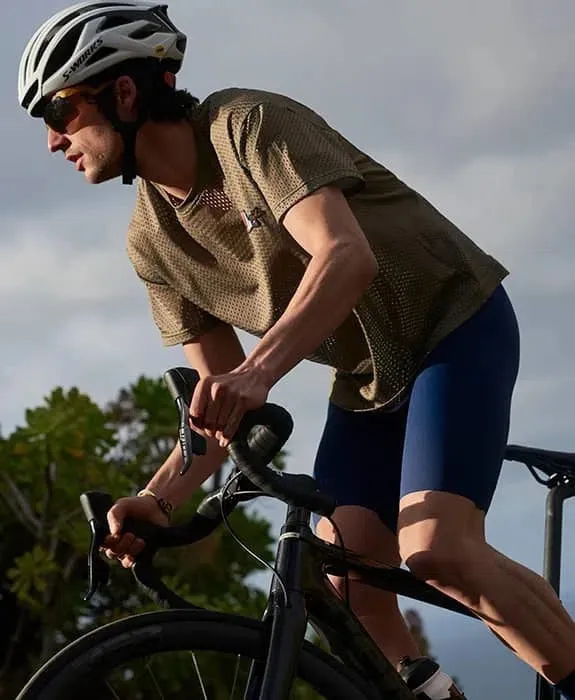 CAFE DU CYCLISTE Alice Bib Shorts - Navy Twill