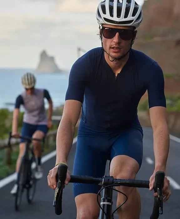 CAFE DU CYCLISTE Alice Bib Shorts - Navy Twill