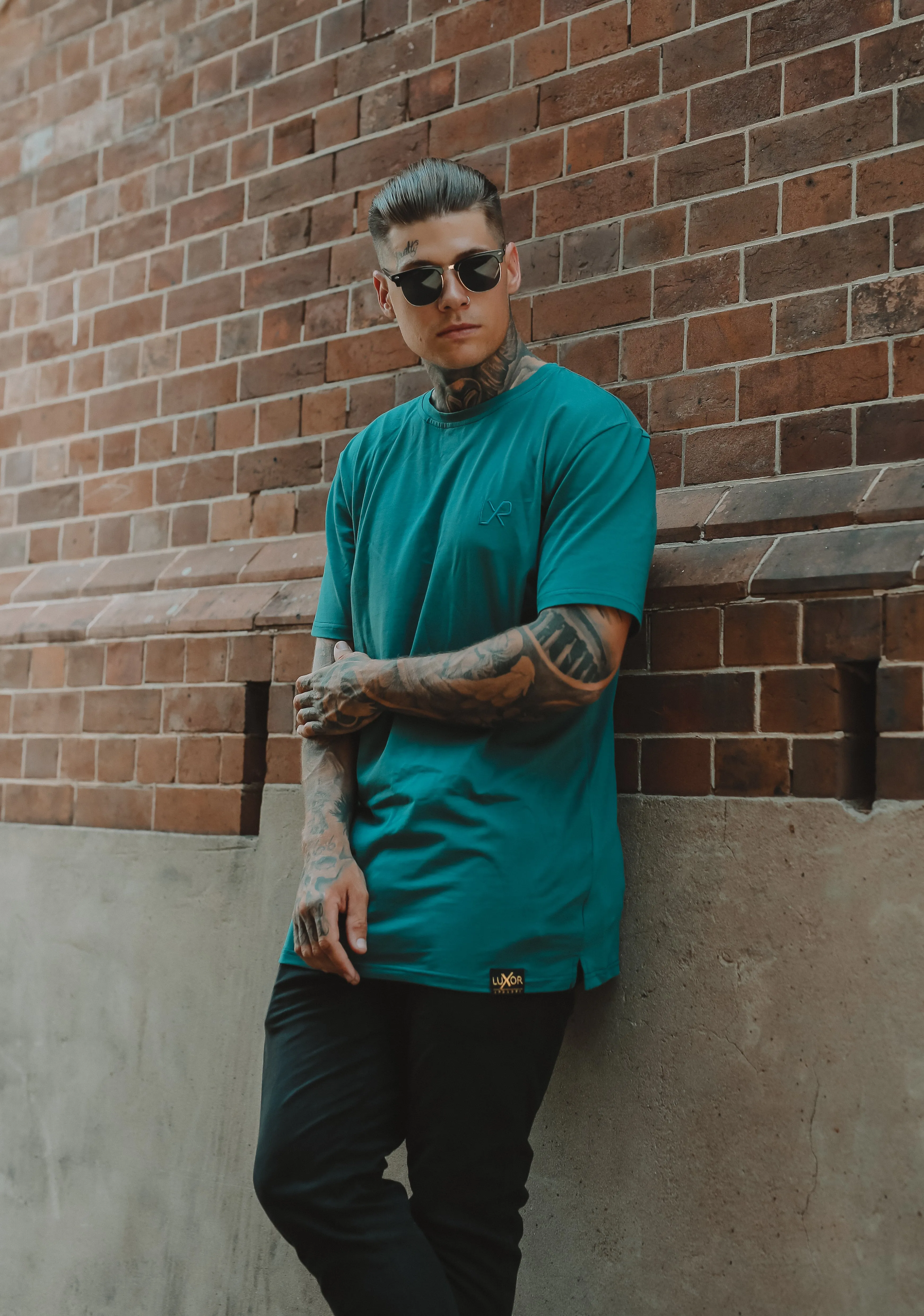 CALIBRE Tee V2 , Ocean Green  (SMALL)