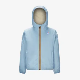 Claude Orsetto - Kids Sherpa Lined Waterproof Jacket in Ecru - Azure Lt Marine