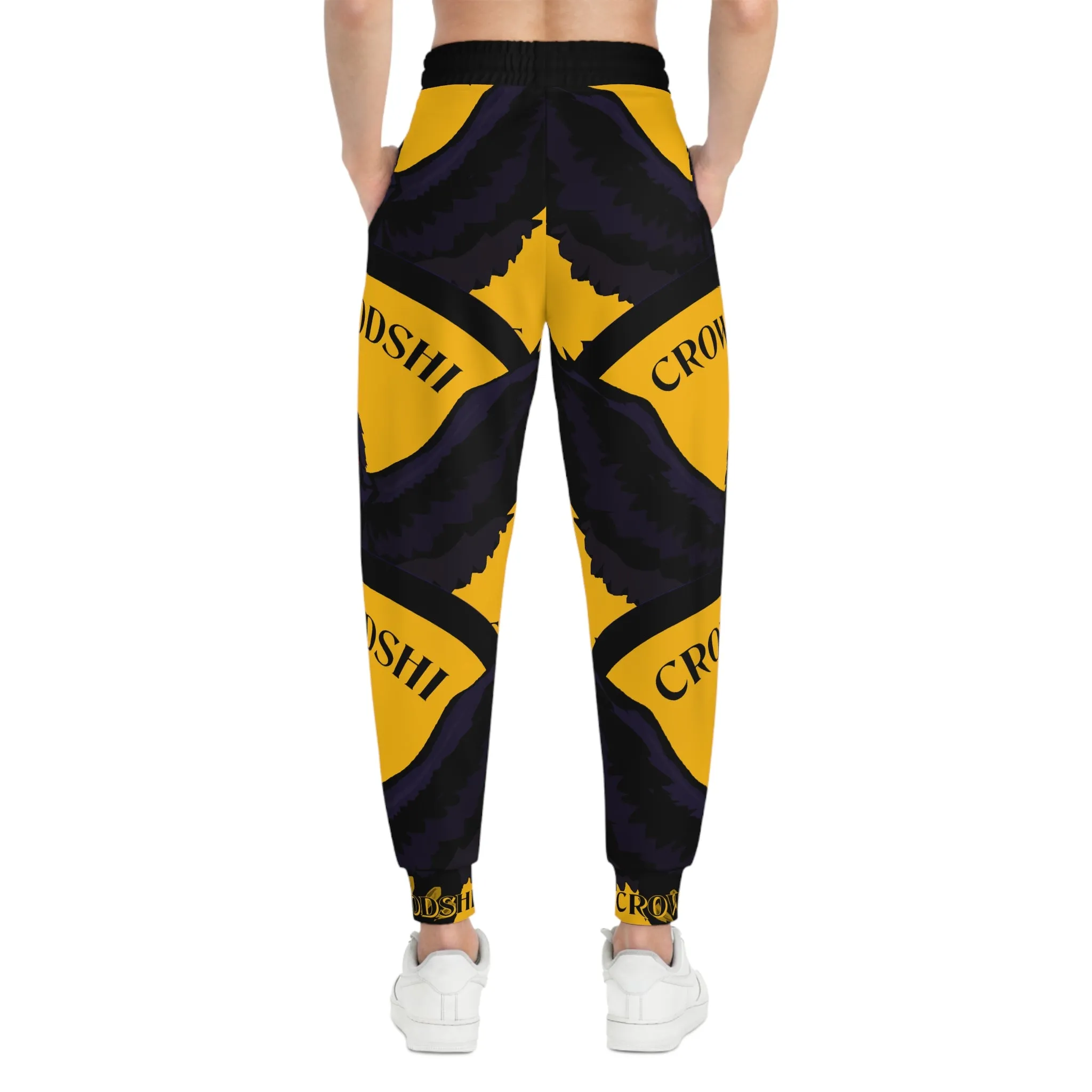 Crowgodshi 3rd GEN Athletic Joggers, GOLD LOGO