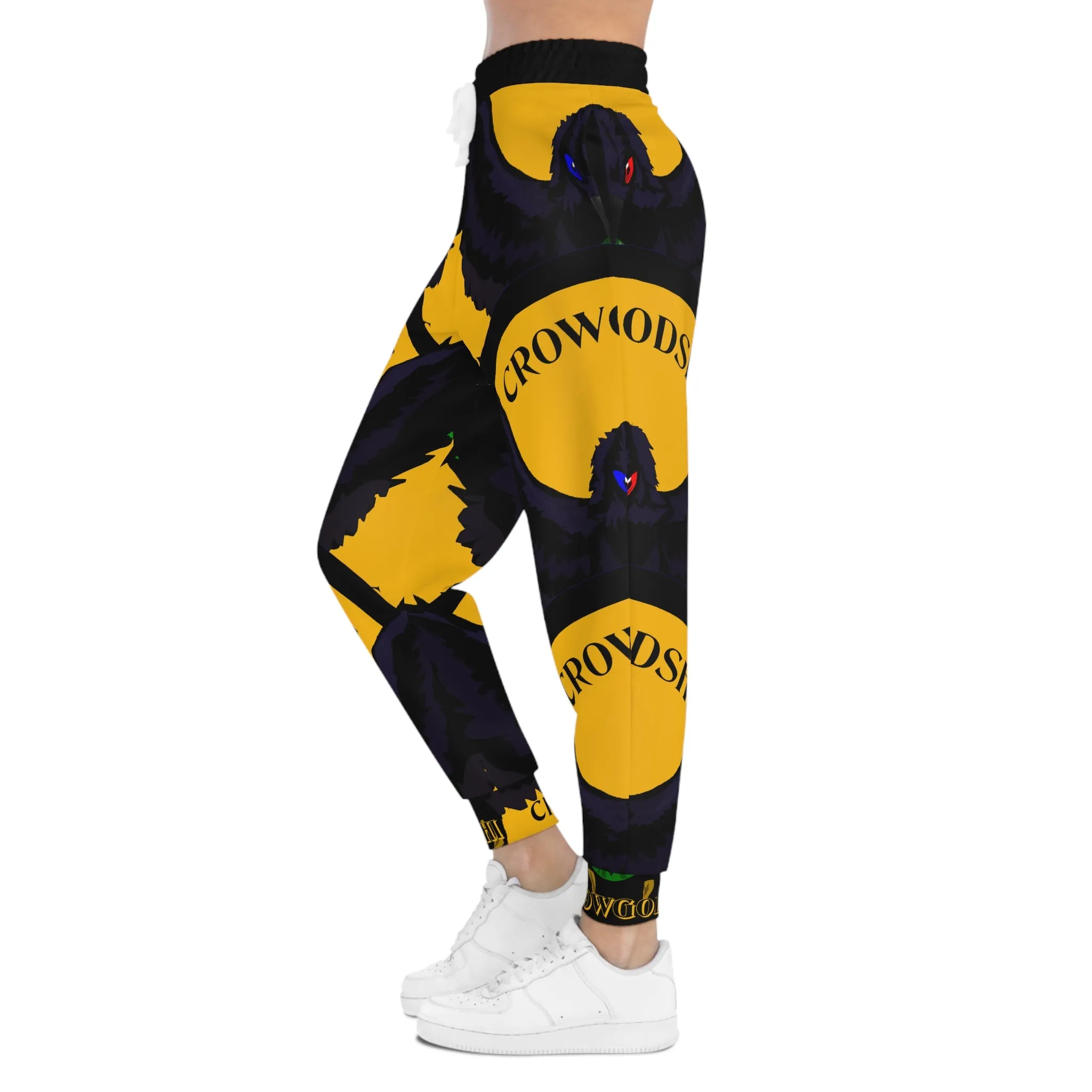 Crowgodshi 3rd GEN Athletic Joggers, GOLD LOGO