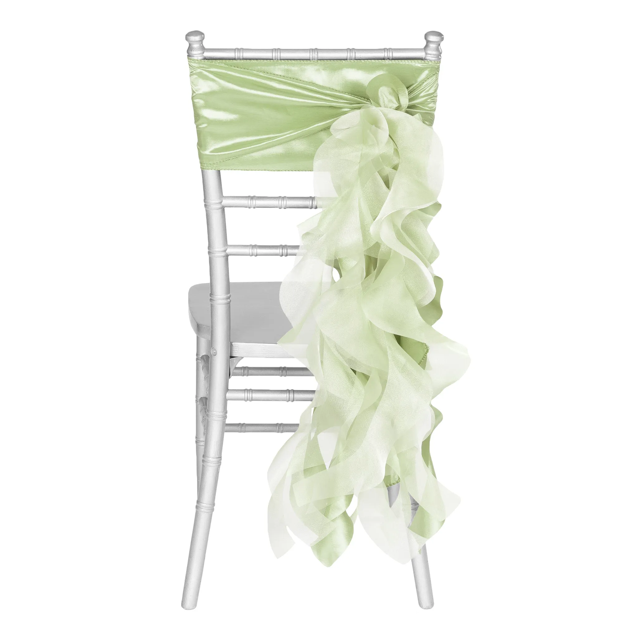 Curly Willow Chair Sash - Sage Green