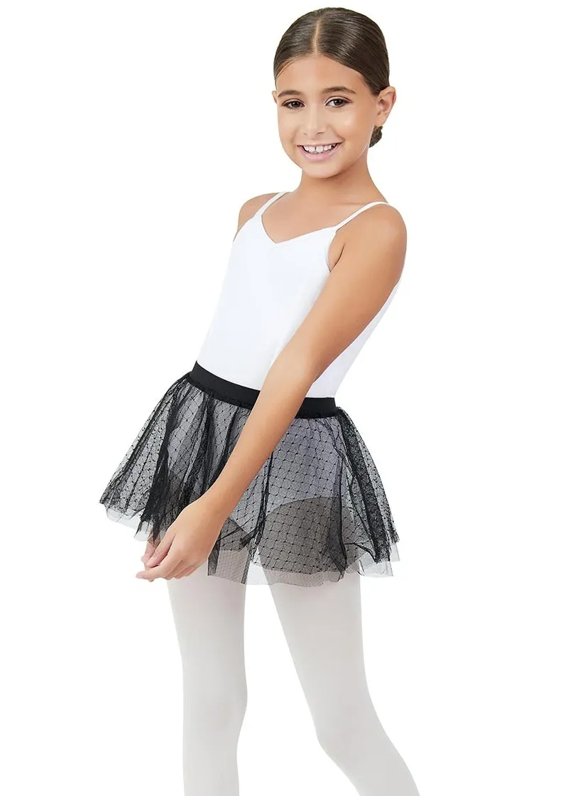 Diamond Lace Youth Pull-On Skirt