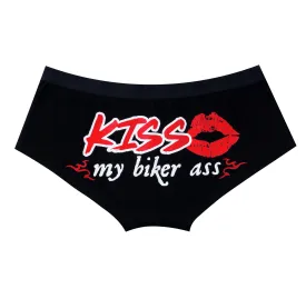 Dream Apparel KISS my biker ass Men's Underwear Boxers Low Rise Brief Underpants Shorts