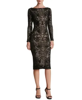 Dress the Population Emery sequin dress, black