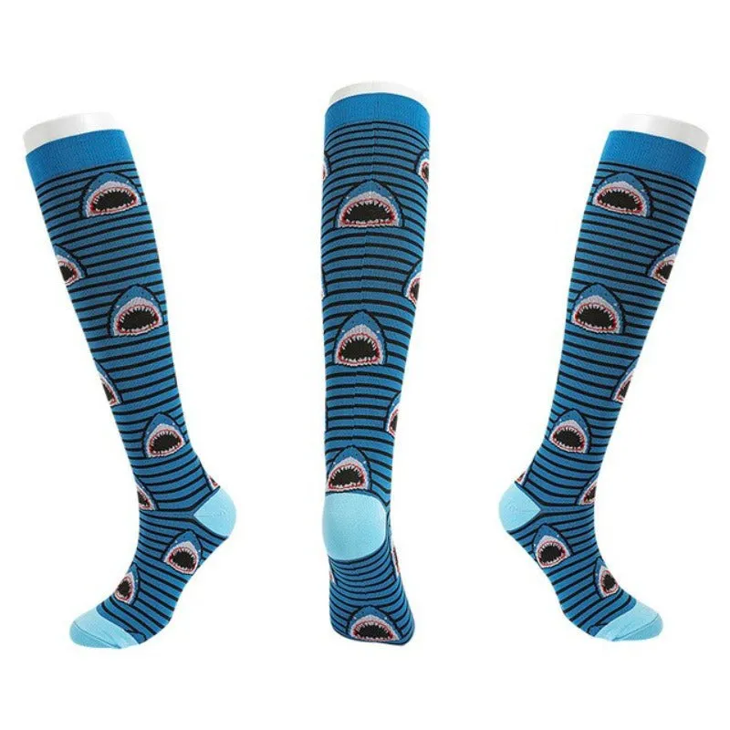 Funny Style Compression Running Sports Socks For Men & Women