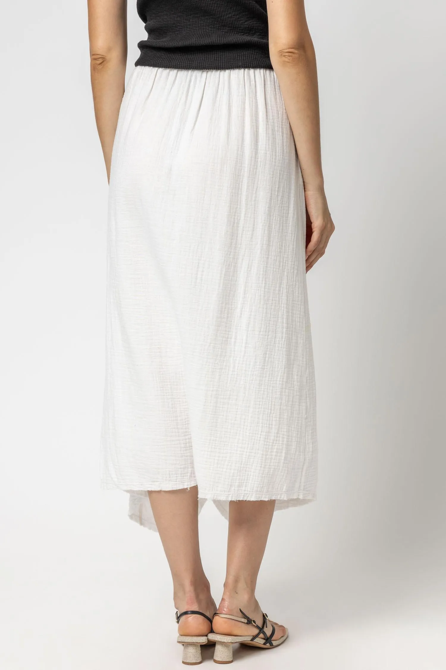 Gauze Waterfall Skirt