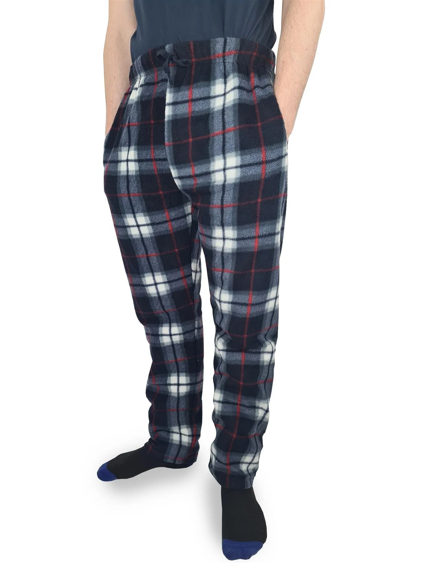 Hazy Blue Paxton Mens Fleece Pyjamas Bottoms