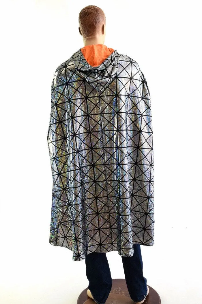 Jen's Huge Hooded Holographic Festival Cape