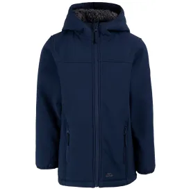 Kristen Girls Softshell Rain Jacket in Navy