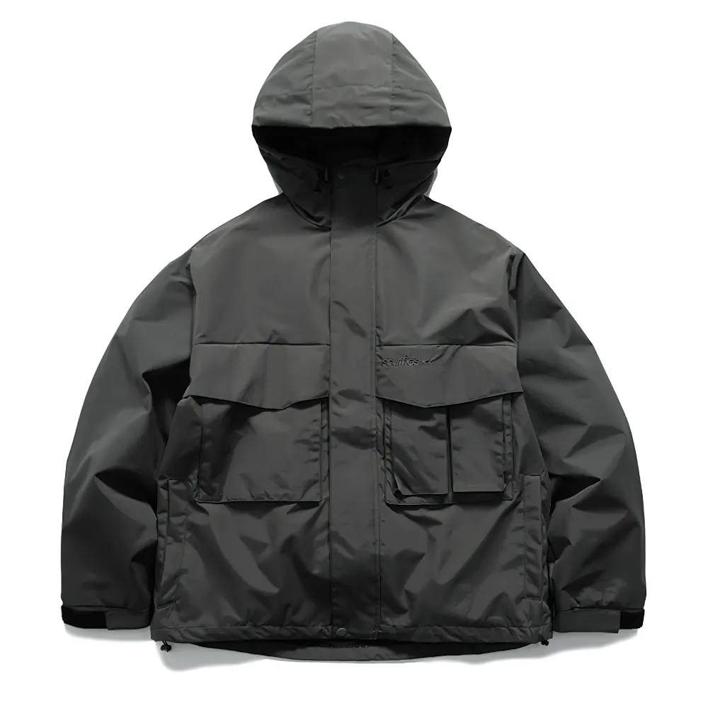 Male Outdoor Hooded Multi-Pocket Windproof Jacket - SF2268