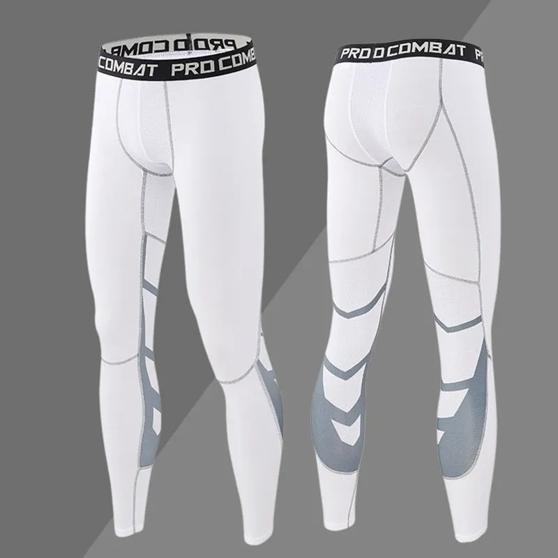 Mens Compression Sweatpants Male Tights Sport Pants for Gym Fitness Running Joggings Workout Trousers Dry Fit Leggings Lycra