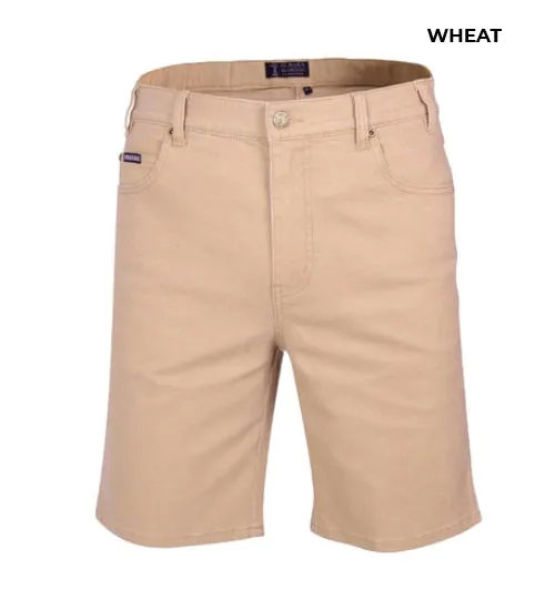 MENS - COTTON STRETCH SHORTS