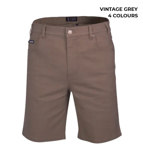 MENS - COTTON STRETCH SHORTS