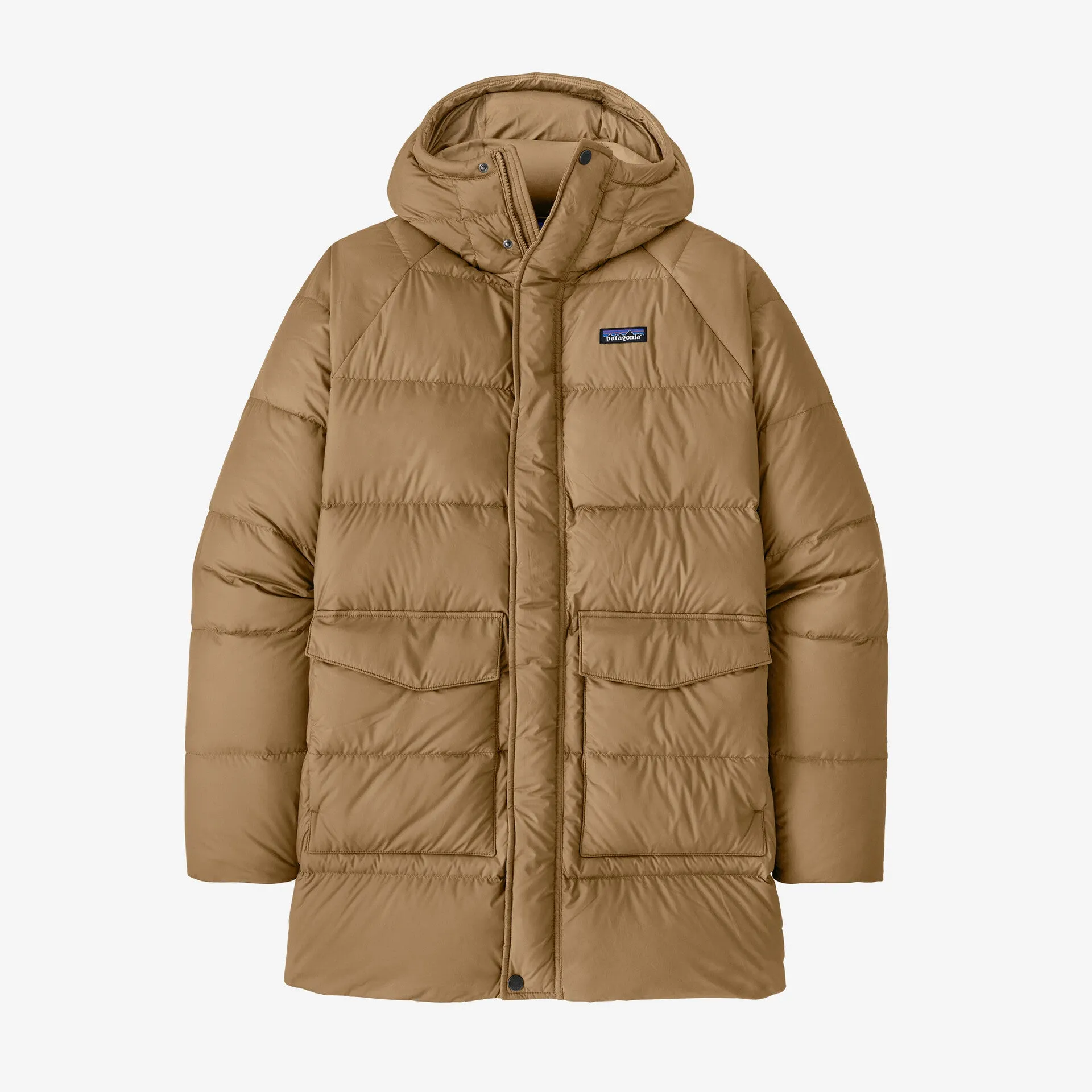 Men's Silent Down Parka Patagonia, brown