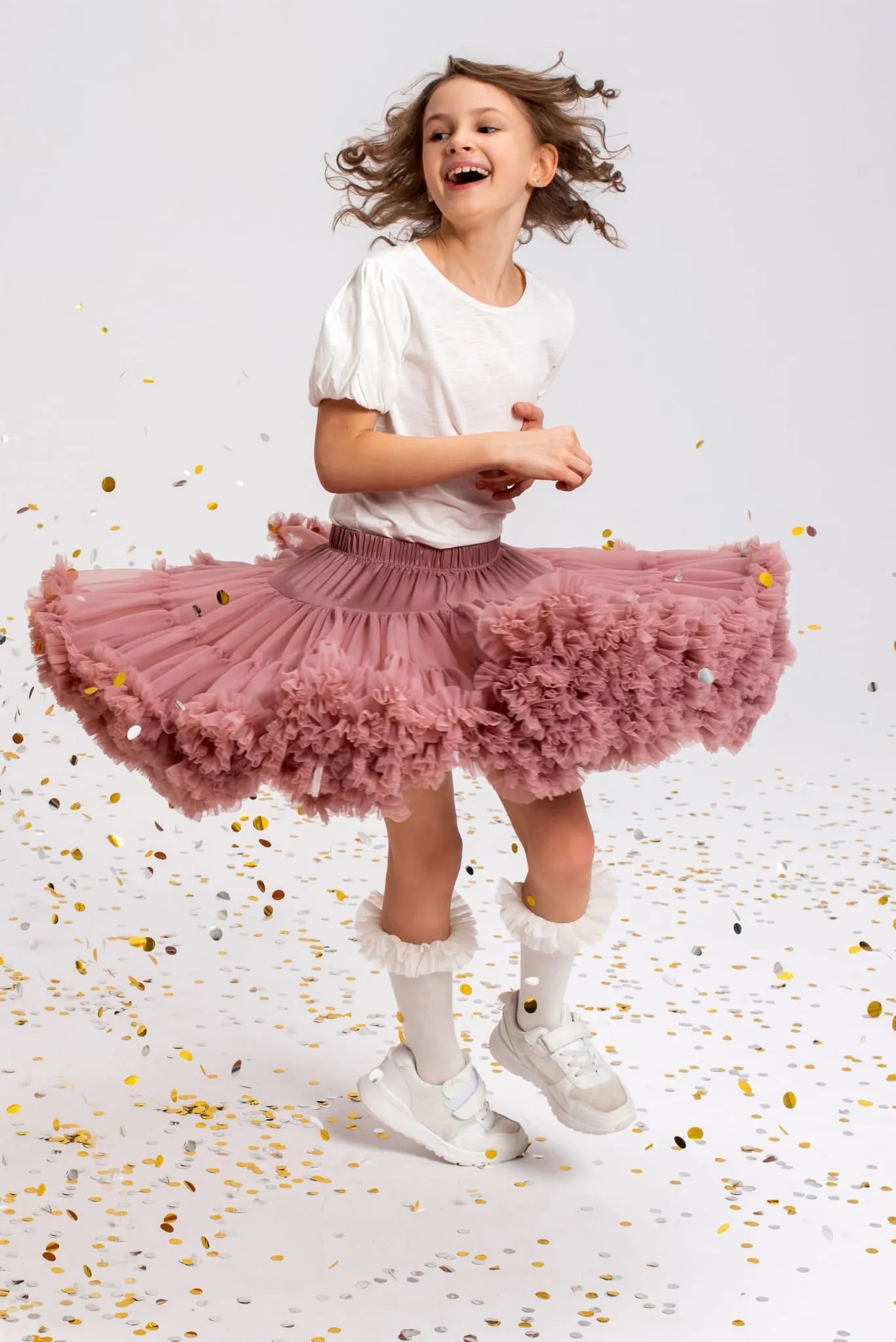 MF Girl's Tutu Skirt - Tea Rose