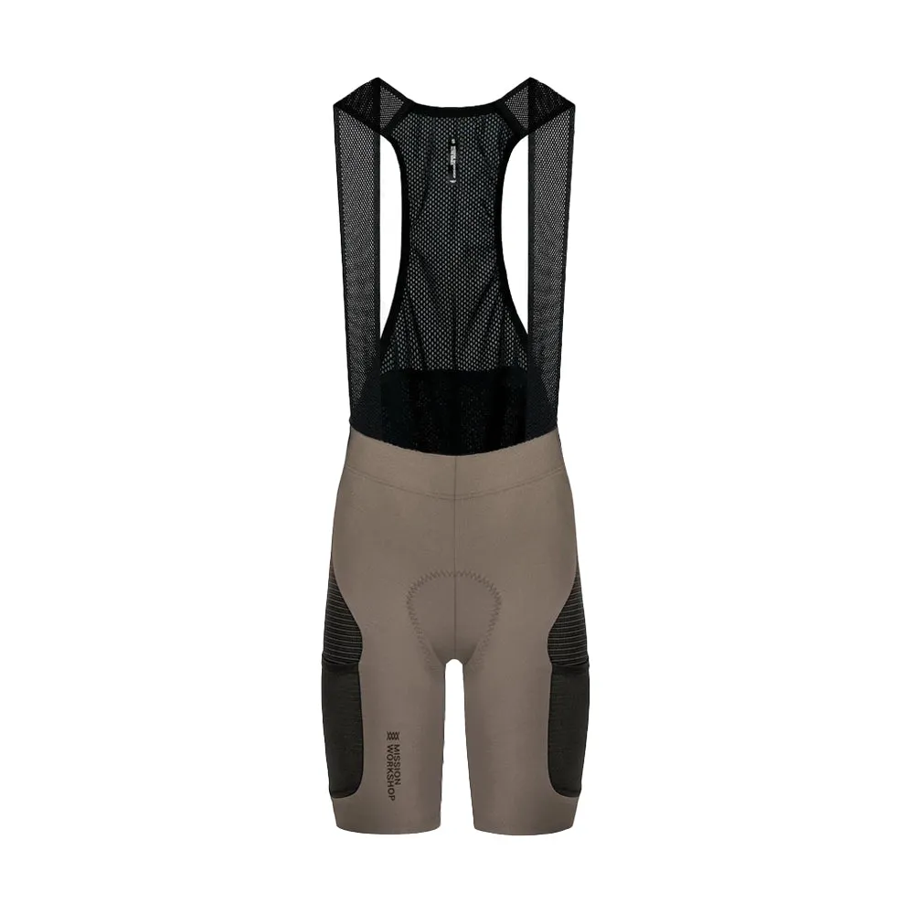 MISSION WORKSHOP Pro Bib Shorts - Coffee Brown