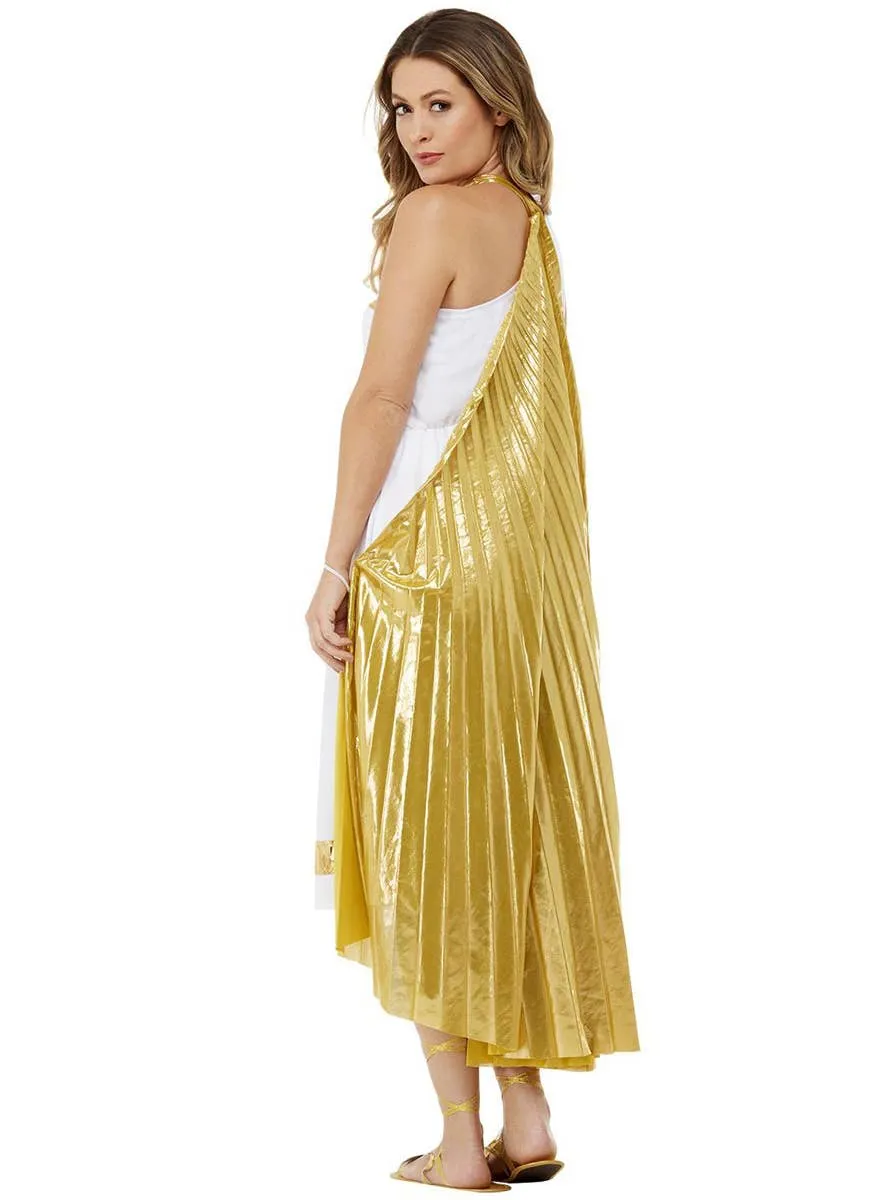 Pleated Gold Grecian Costume Cape