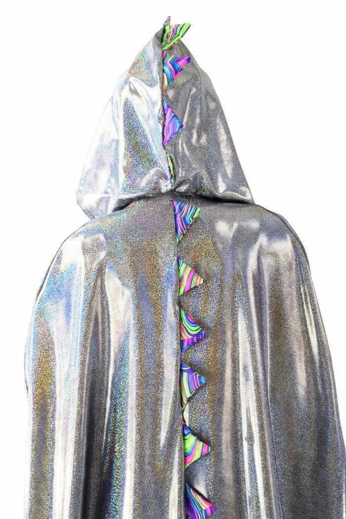 Reversible Spiked Hooded Cape