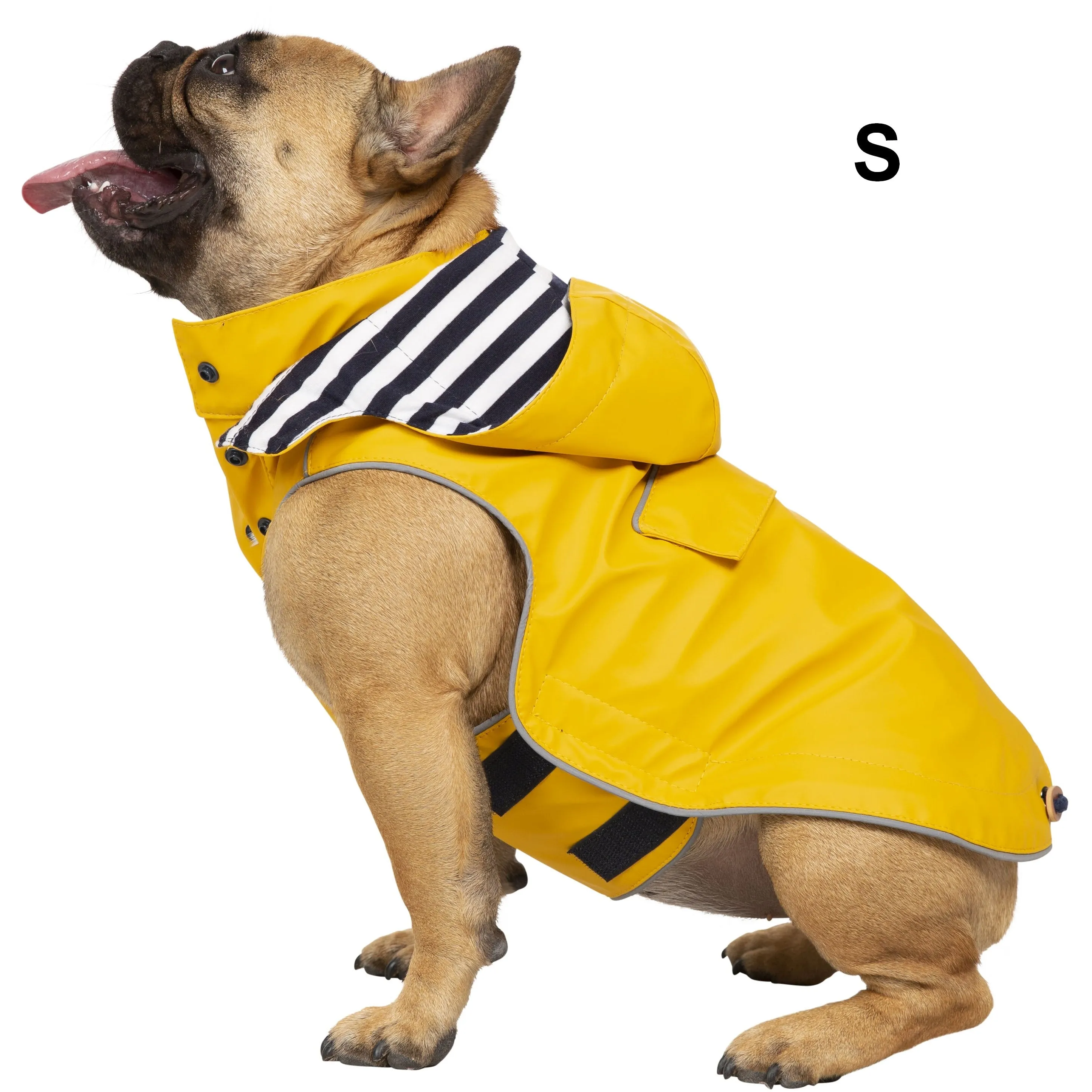 Sunshine Yellow Seadog Waterproof Dog Raincoat - Stylish and Durable Canine Rain Gear