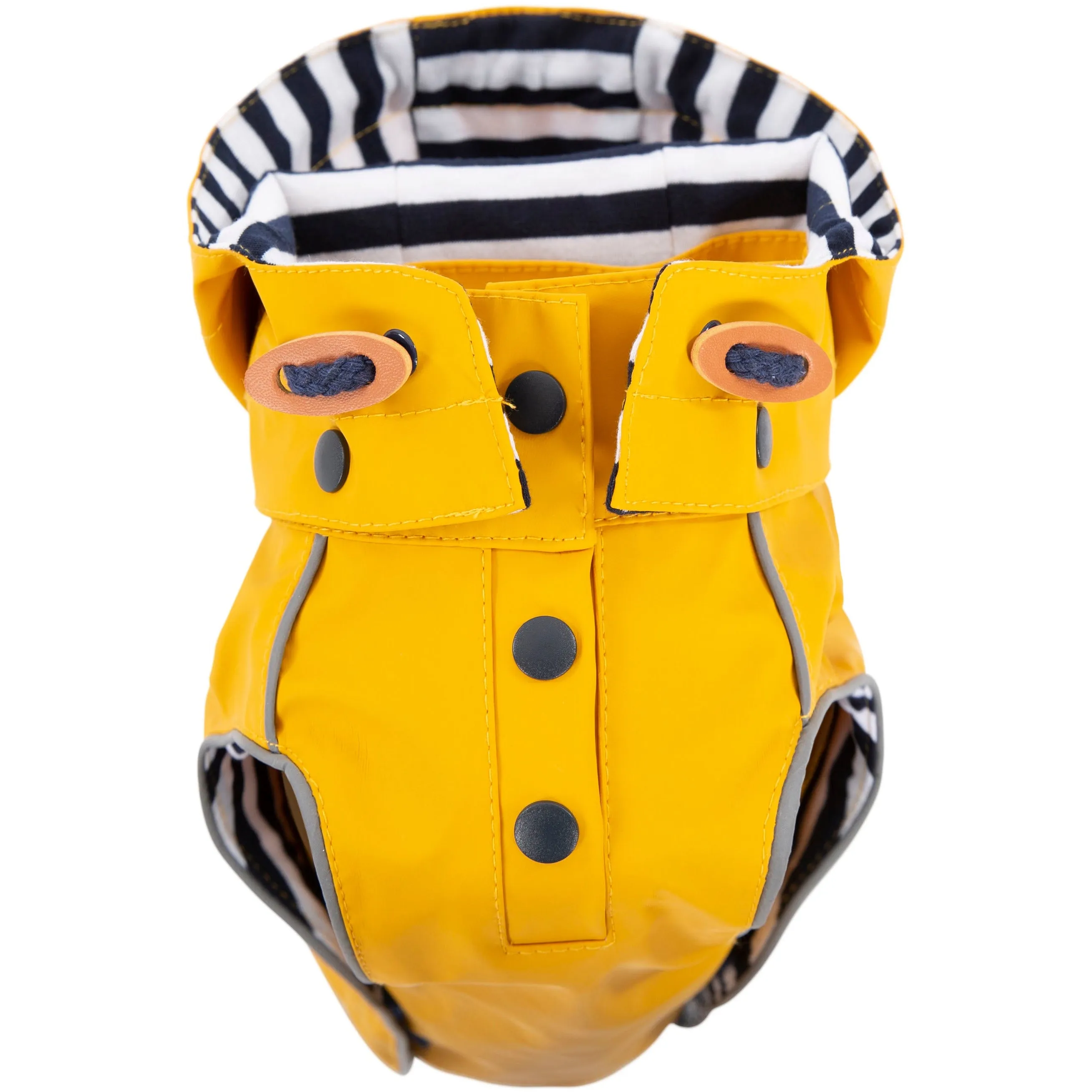 Sunshine Yellow Seadog Waterproof Dog Raincoat - Stylish and Durable Canine Rain Gear