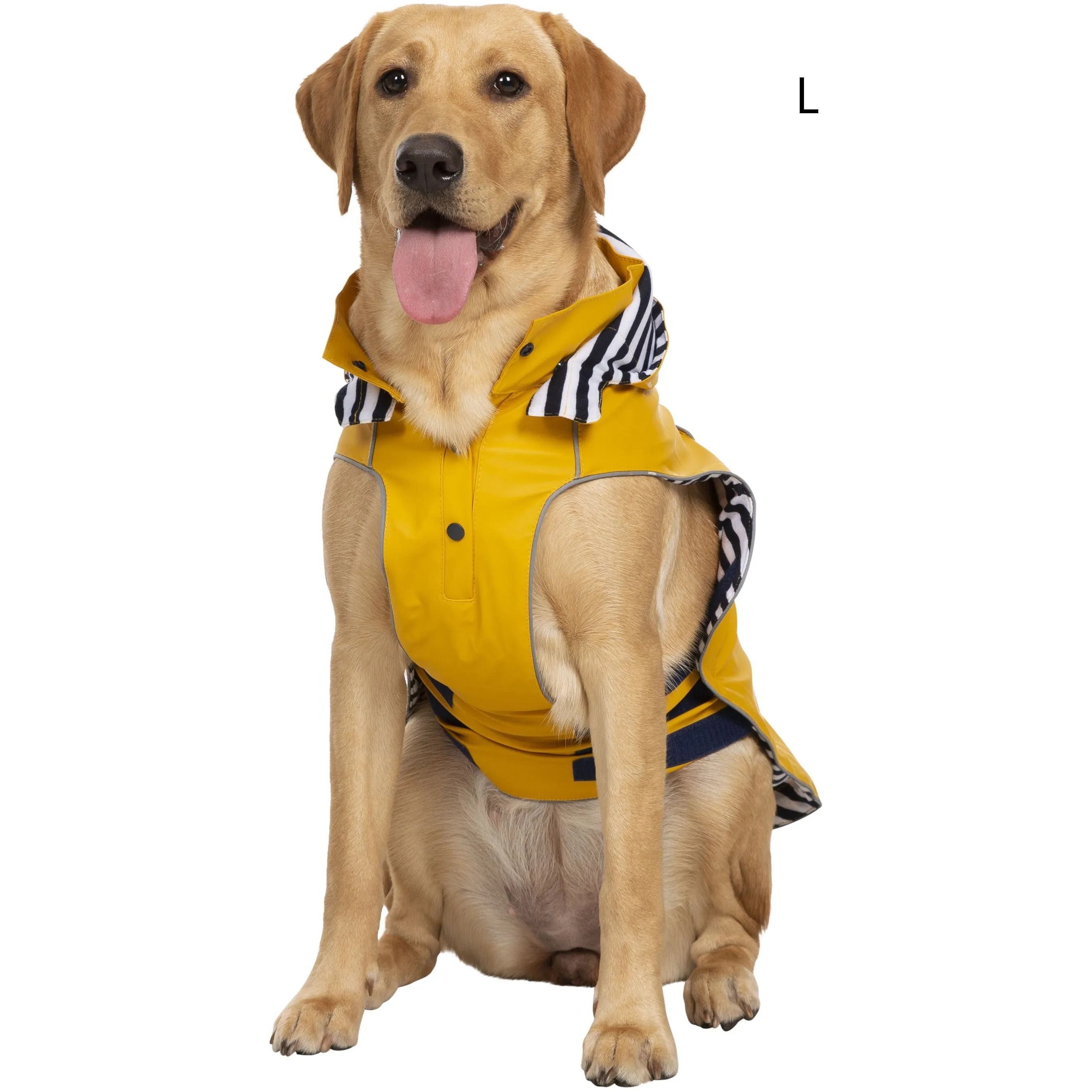 Sunshine Yellow Seadog Waterproof Dog Raincoat - Stylish and Durable Canine Rain Gear