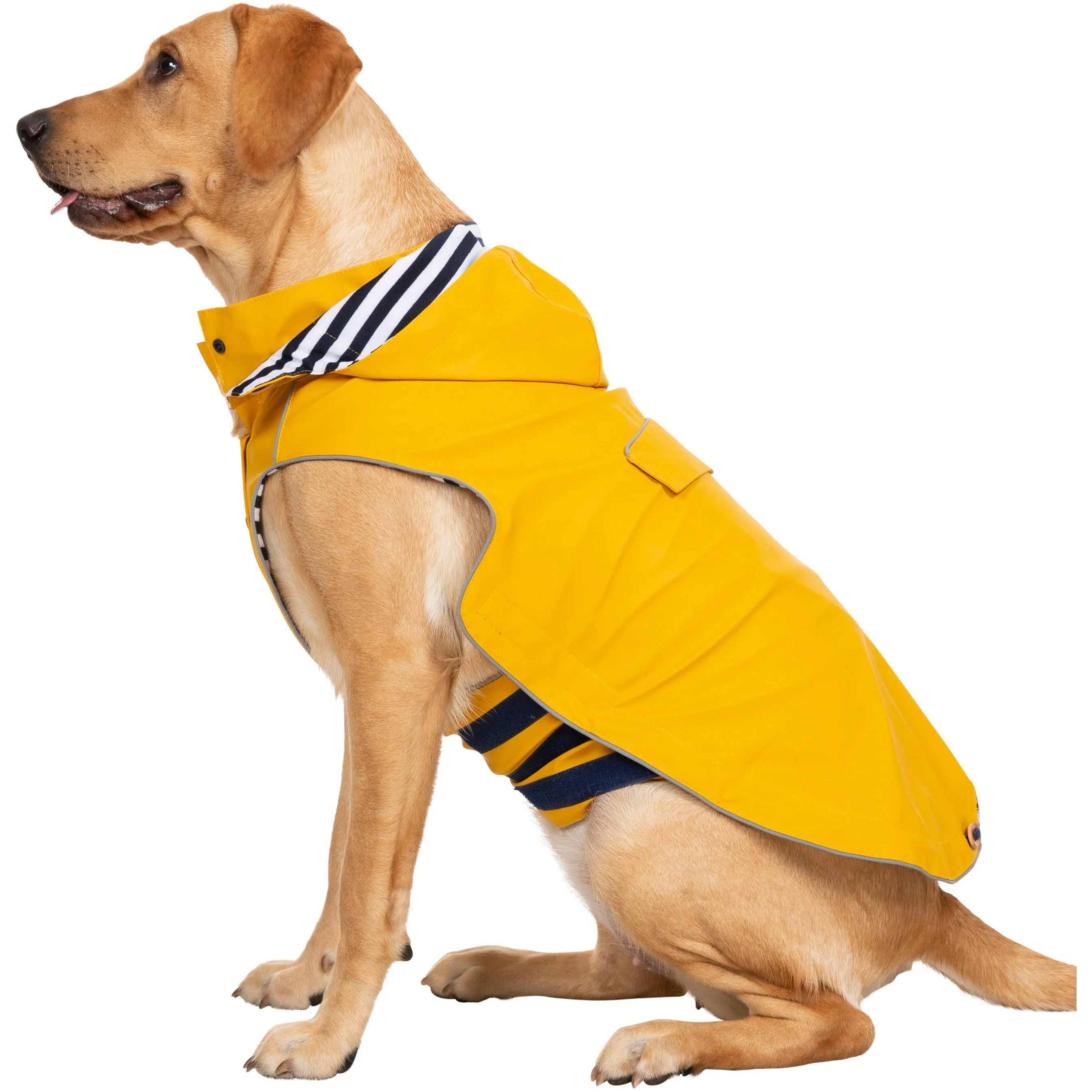 Sunshine Yellow Seadog Waterproof Dog Raincoat - Stylish and Durable Canine Rain Gear