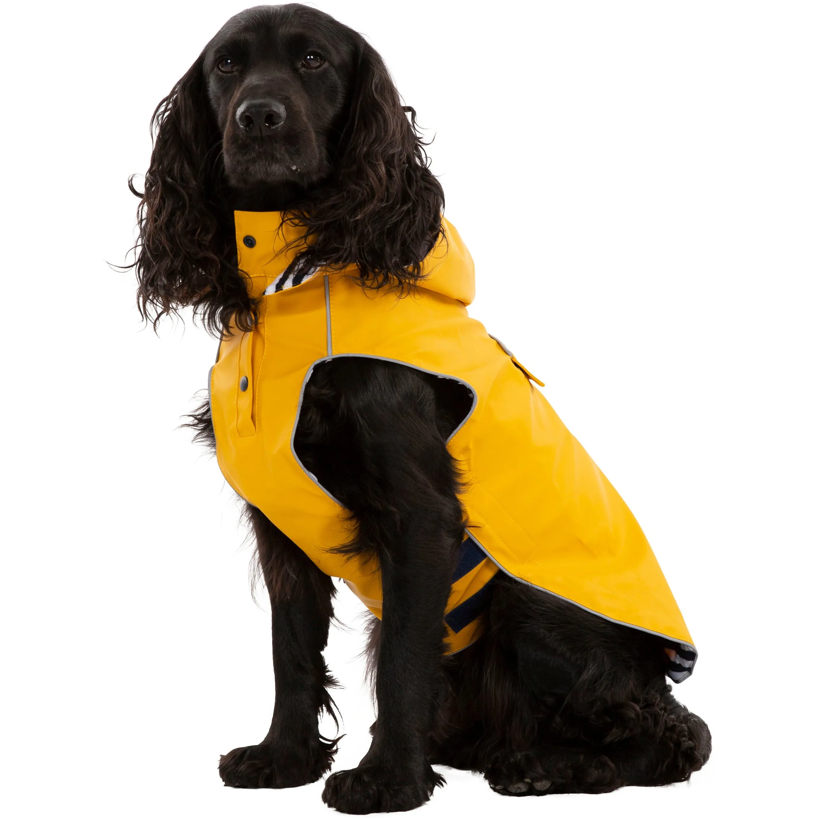 Sunshine Yellow Seadog Waterproof Dog Raincoat - Stylish and Durable Canine Rain Gear