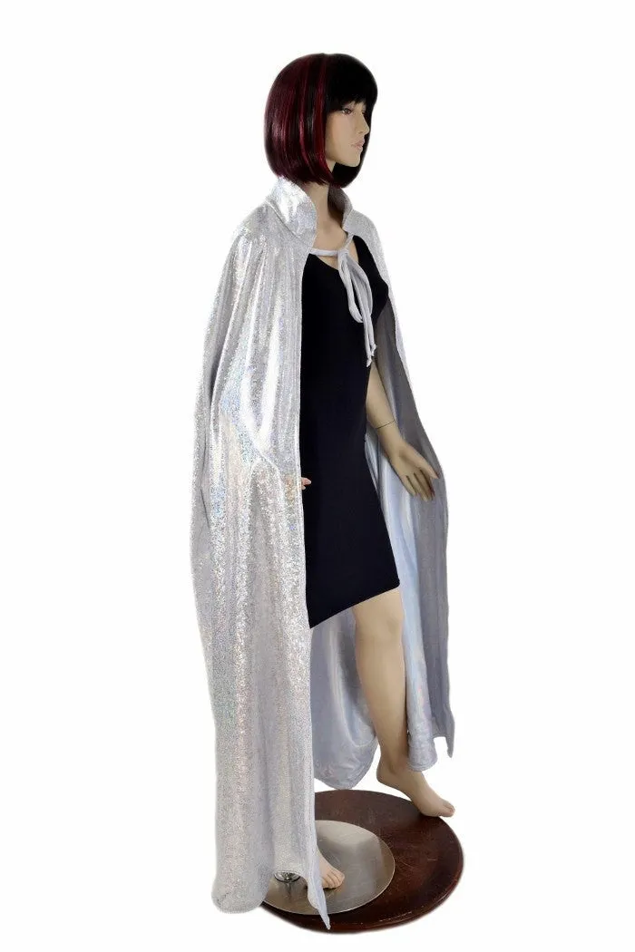 Silver/White and Flashbulb Reversible Cape