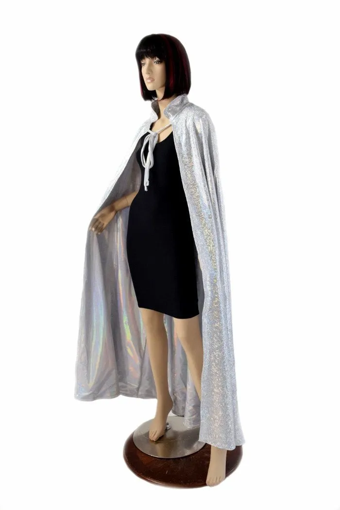 Silver/White and Flashbulb Reversible Cape